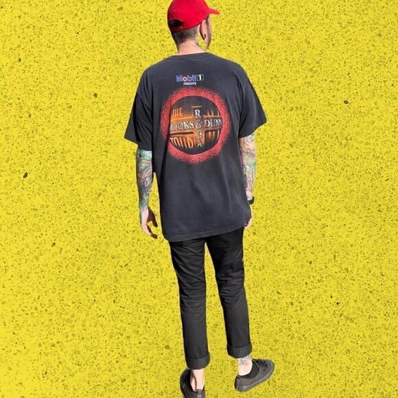 Brooks and Dunn with Reba country music rap t shirt - Picture 5 of 6